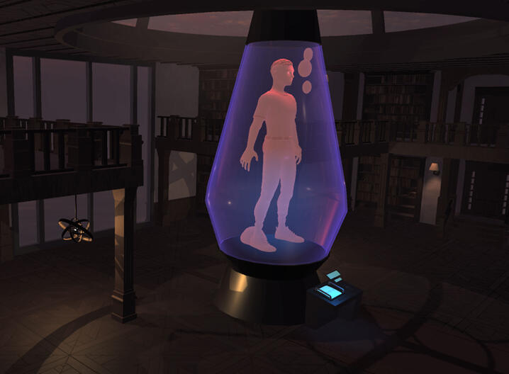 Lava Lamp Man In Game