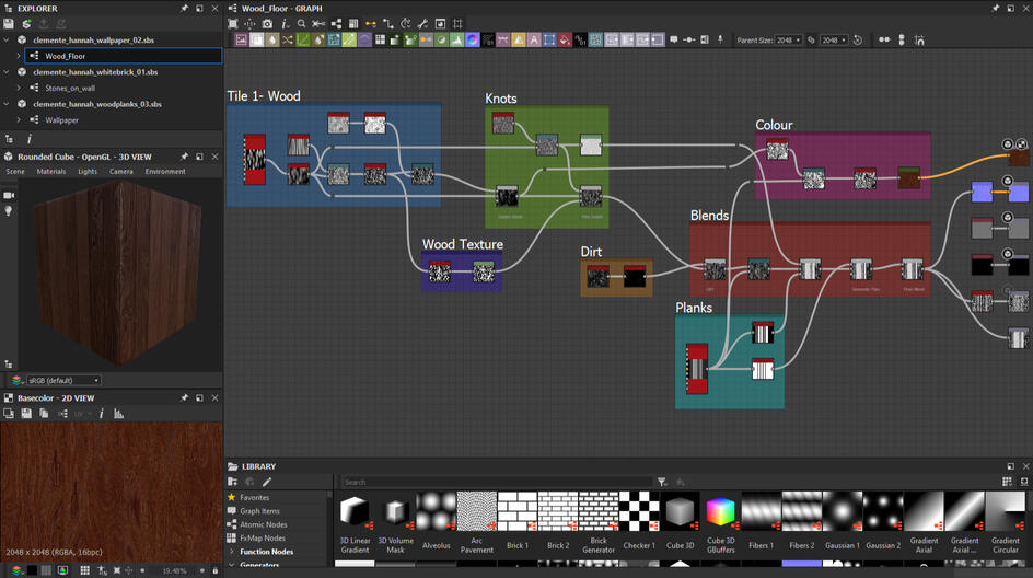Wood Substance Designer Wood Substance Designer